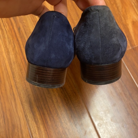 Cole Haan Blue suede and fur flats - Picture 4 of 4